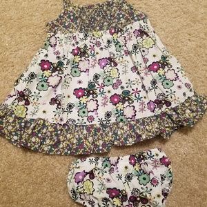 Hanna Andersson 6-12 month dress w/ blooms